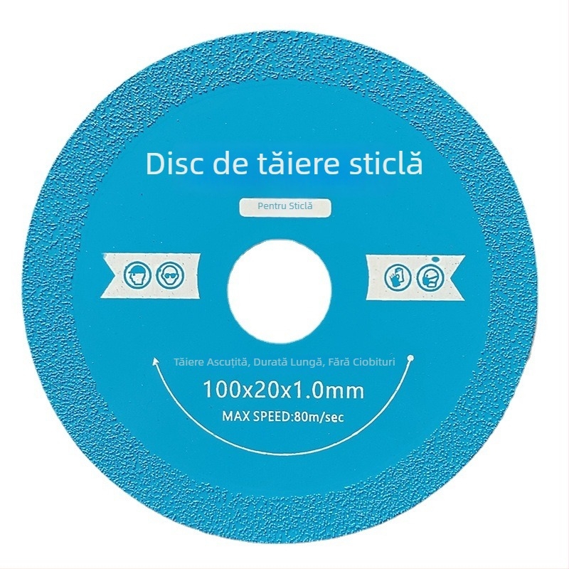 Disc diamant pentru tăierea și finisarea panourilor din piatră și a sticlei ultra-subțiri