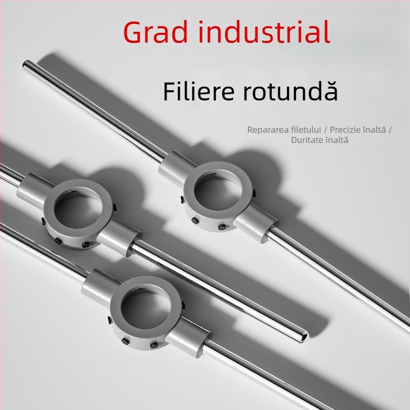 Set manual Tap and Die – Kit complet de unelte pentru filetare cu cheie de file reglabilă