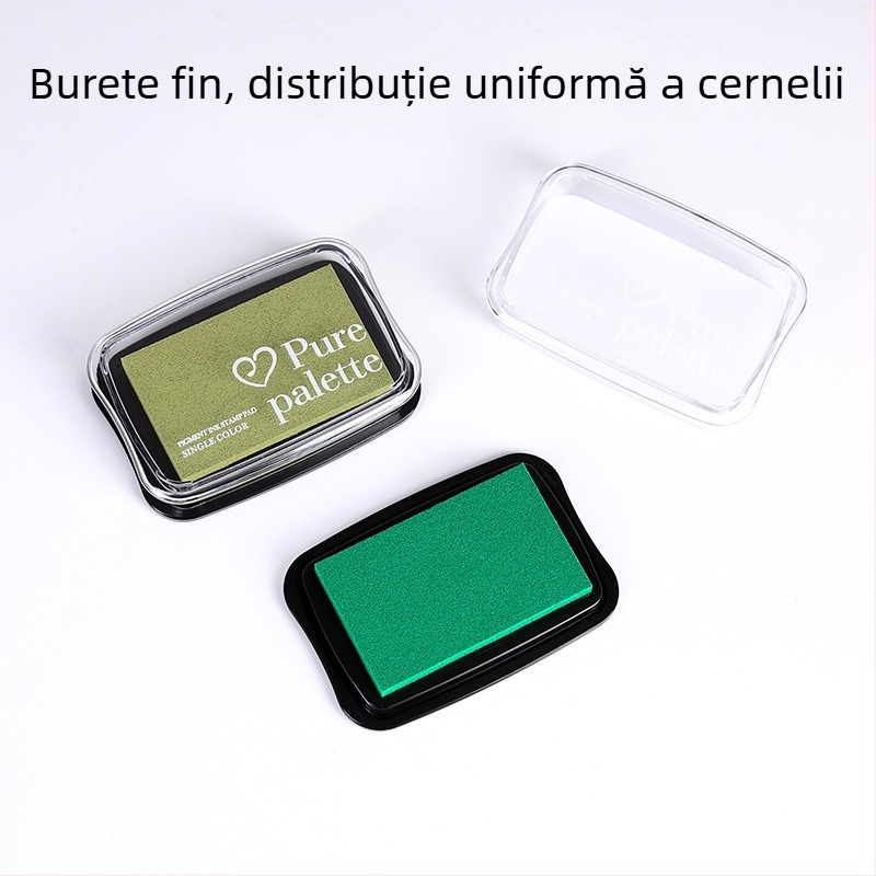Set tampoane cerneală în culori vintage, șapte nuanțe, rezistente la decolorare, tampoane creative pentru ștampile