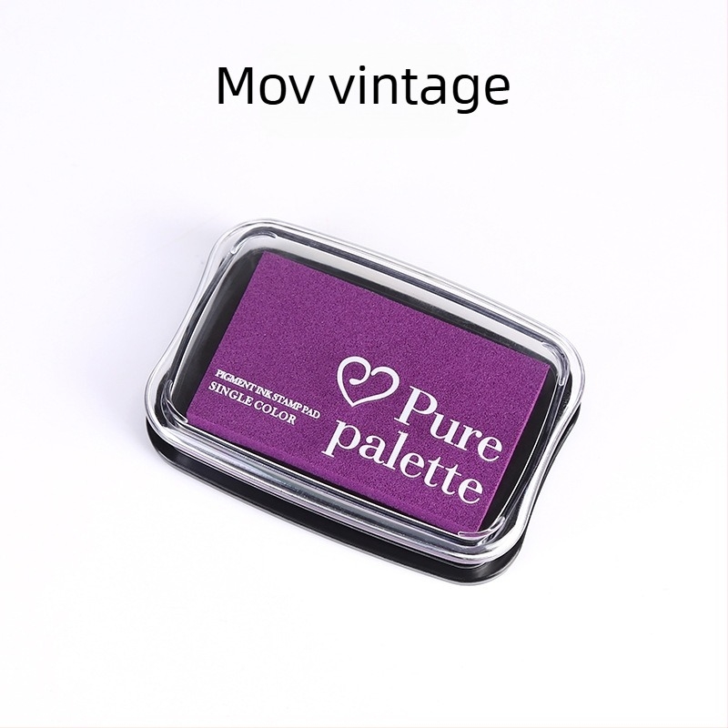 Set tampoane cerneală în culori vintage, șapte nuanțe, rezistente la decolorare, tampoane creative pentru ștampile