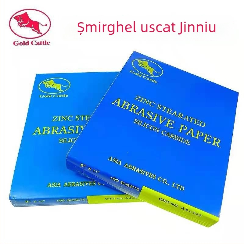 Brand Taurus: Şmirghel uscat pentru mobilier, vopsitorie și tâmplă – hârtie abrazivă, pânză abrazivă și granule abrazive (230 × 280 mm)