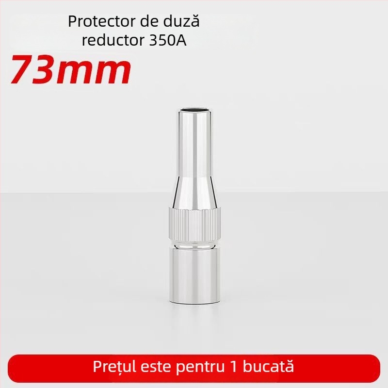 Duză de reducere pentru pistol MIG, 350A, conică de 70 mm, prelungită, conductivă de protecție
