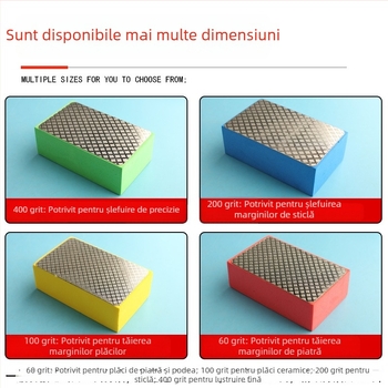 Unealtă diamantată pentru finisarea și șlefuirea marginilor plăcilor: tăierea și lustruirea marginilor pe sticlă, lemn, ardezie și marmură