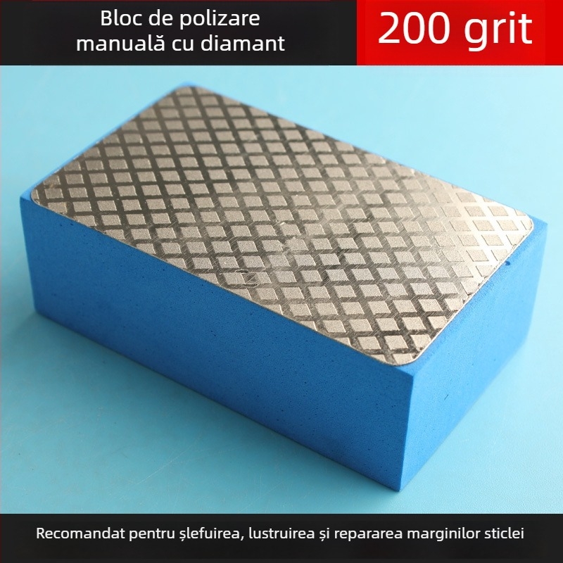 Unealtă diamantată pentru finisarea și șlefuirea marginilor plăcilor: tăierea și lustruirea marginilor pe sticlă, lemn, ardezie și marmură