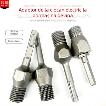 Tijă adaptor pentru ciocan rotopercutor – conectare pentru găurire în perete, cap de conversie extins