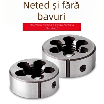 Matriță circulară pentru filetare externă, filet gros și fin, manuală, M3–M12