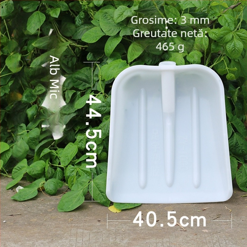 Lopată din plastic goală cu sită îngroșată pentru arahide, cupă pentru pământ și mare lăpticasă pentru porumb; lopată pentru barcă și pește