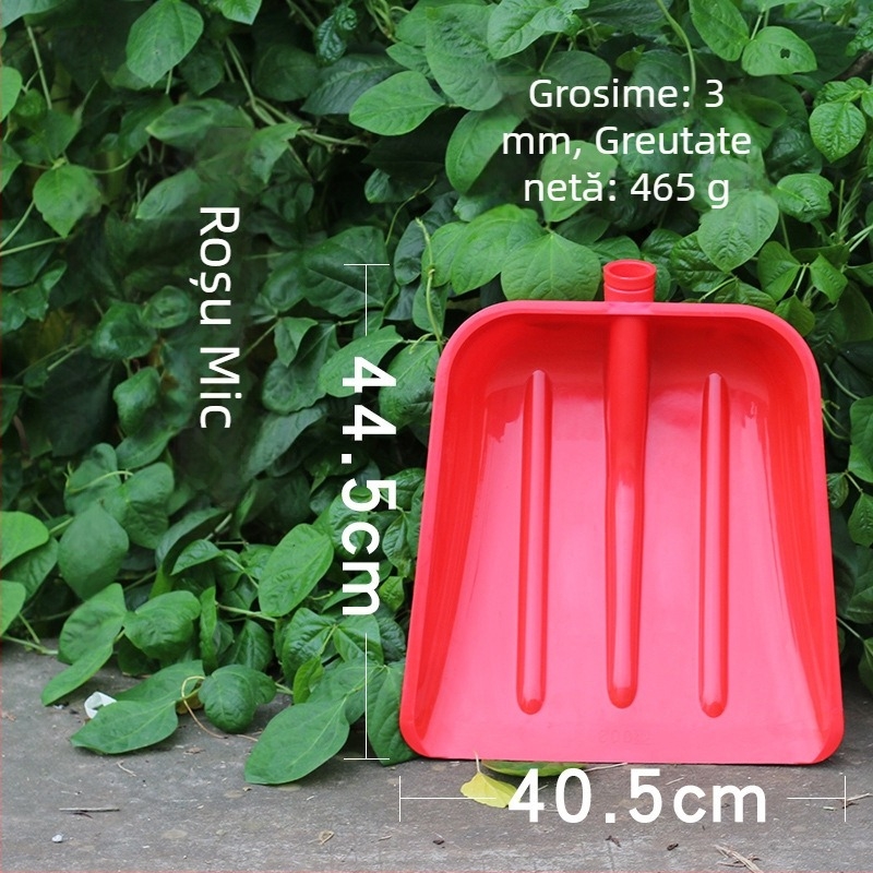 Lopată din plastic goală cu sită îngroșată pentru arahide, cupă pentru pământ și mare lăpticasă pentru porumb; lopată pentru barcă și pește