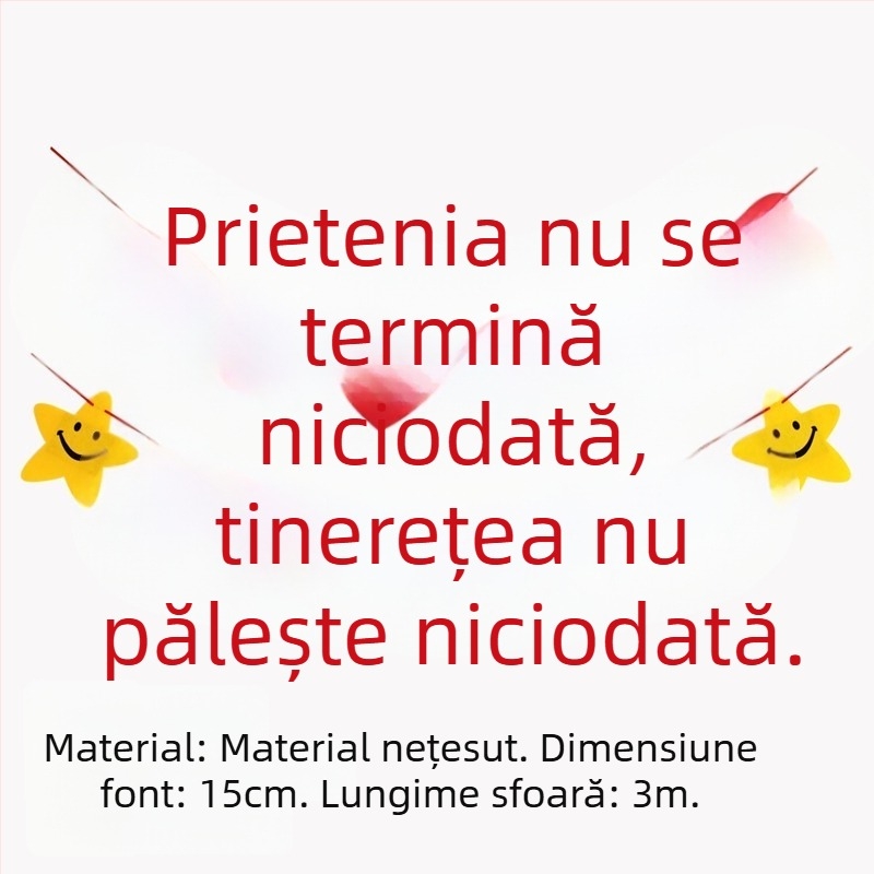 Set de bannere pentru absolvire cu pânze atârnate și baloane, pentru fotografii în aer liber și decorarea ceremoniei la grădiniță.