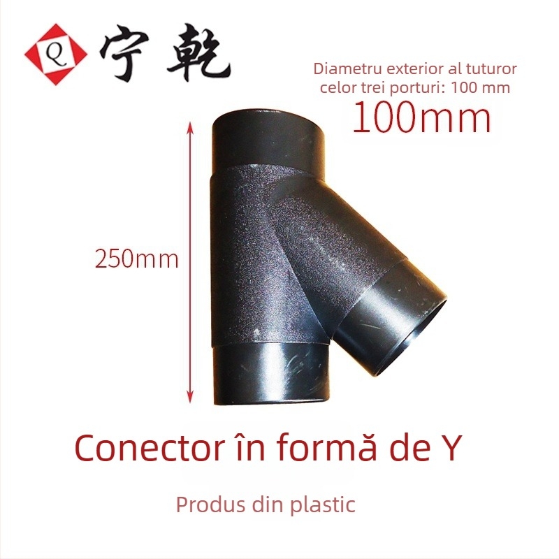 Accesorii Ninggan pentru aspirator și colector de praf: racord trifurat cu gură flanșată pentru sacul de pânză, valve, adaptor de aspirație pentru podea, inel fix și clemă pentru țeavă
