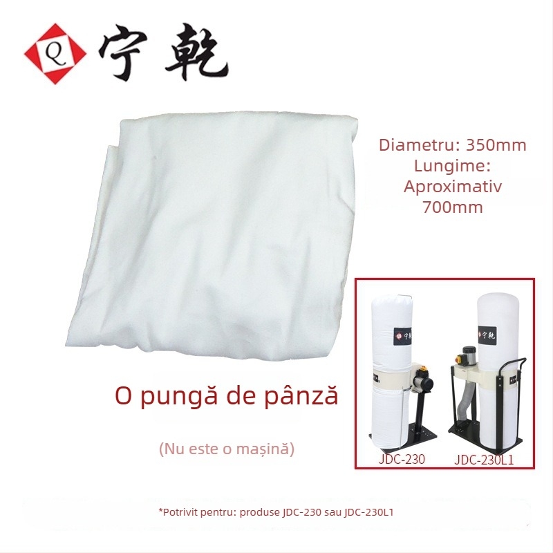 Accesorii Ninggan pentru aspirator și colector de praf: racord trifurat cu gură flanșată pentru sacul de pânză, valve, adaptor de aspirație pentru podea, inel fix și clemă pentru țeavă