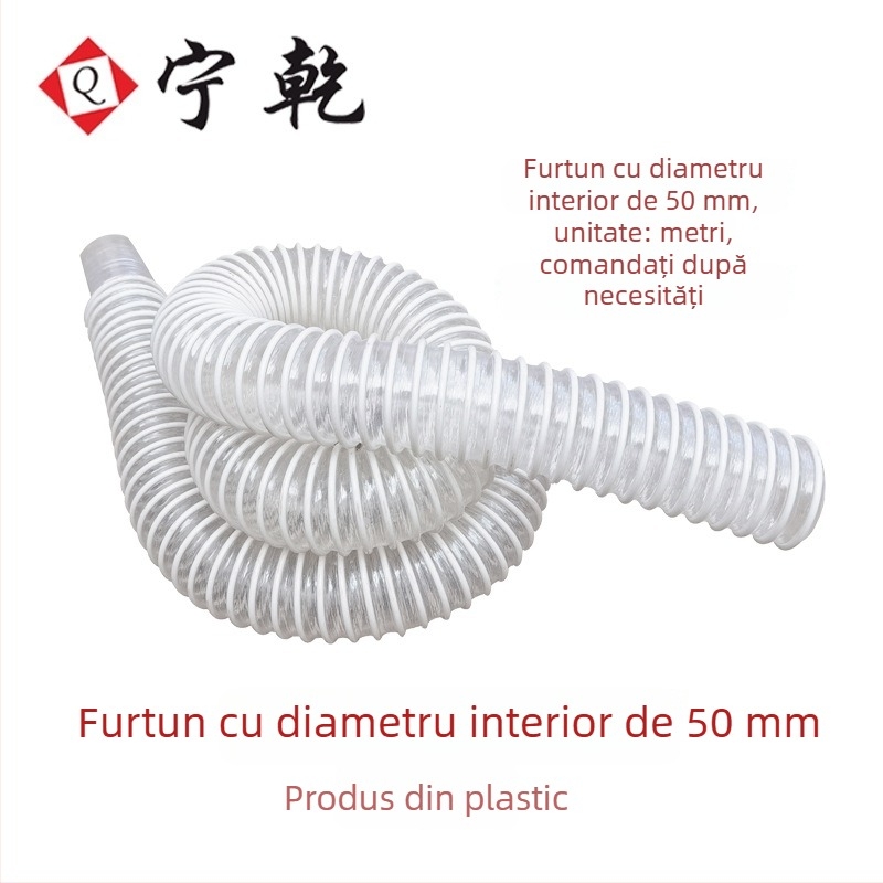 Accesorii Ninggan pentru aspirator și colector de praf: racord trifurat cu gură flanșată pentru sacul de pânză, valve, adaptor de aspirație pentru podea, inel fix și clemă pentru țeavă