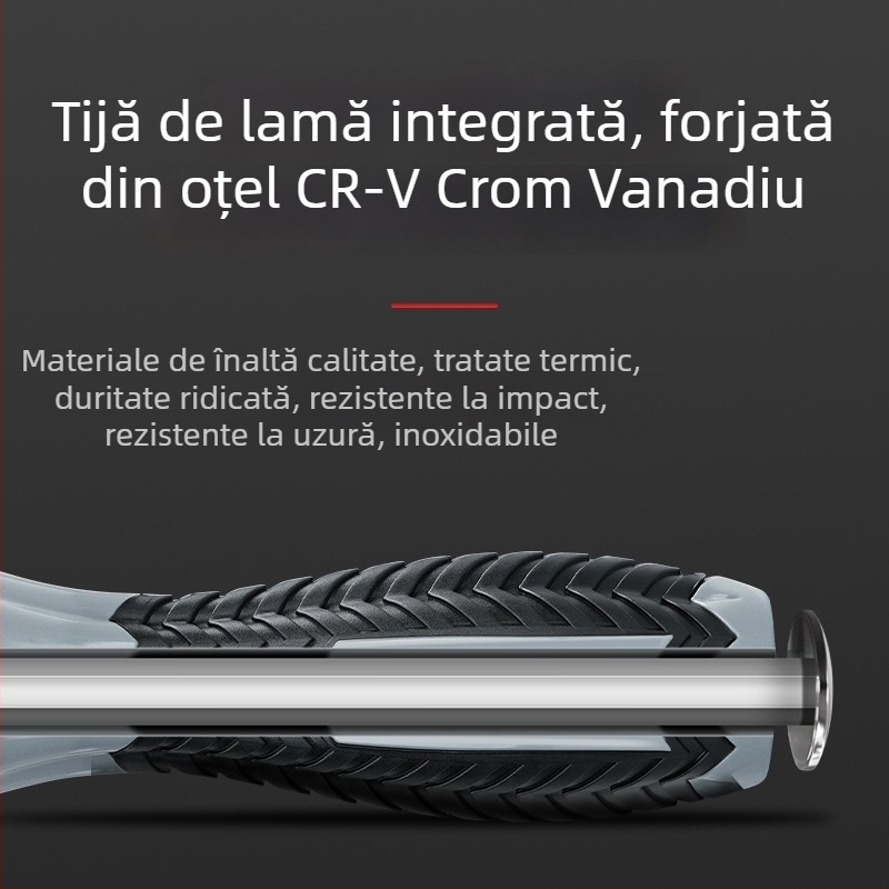 Șurubelniță manuală industrială cu tijă hexagonală groasă, din oțel crom-vanadiu Cr-V