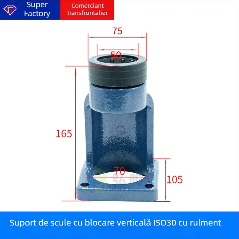 Suport de cuțit cu blocare pentru mașină CNC de tăiere ISO30, gravură în lemn