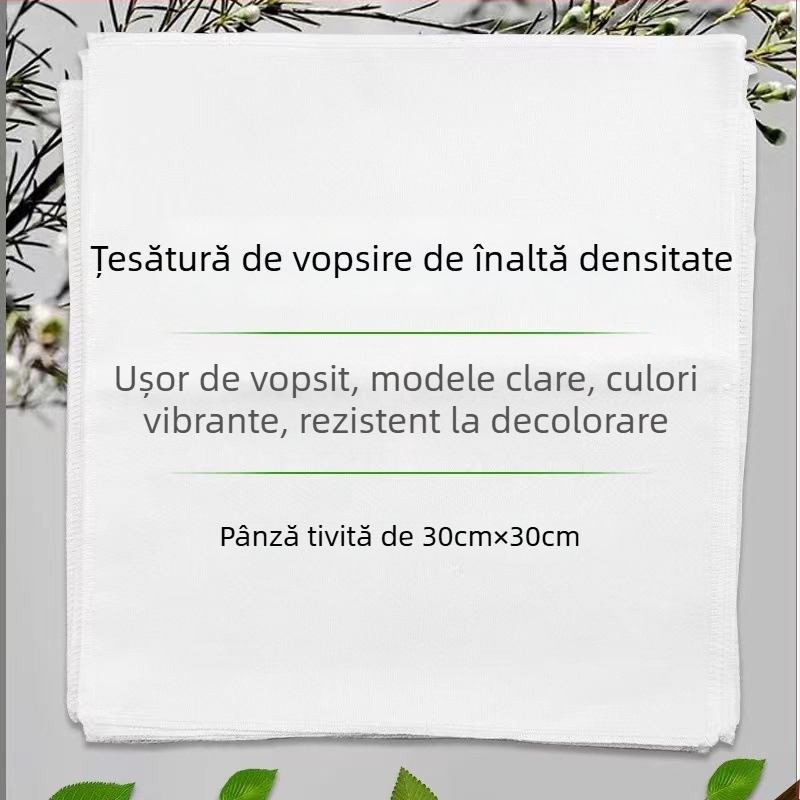 Kit de imprimare pe țesături cu frunze pentru copii — ciocan din cauciuc pentru xilogravură și trusă de instrumente DIY