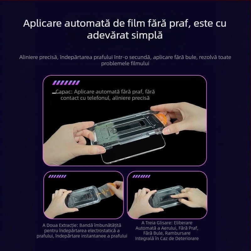 Senada Protecție ecran din sticlă temperată pentru Huawei P90 Pro Max — ecran complet, HD, protecție a intimității (anti-peep), anti-amprente, rezistent la căderi