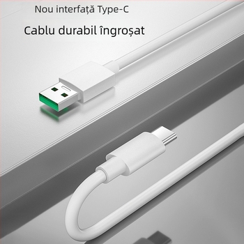 Cablu USB-C de încărcare rapidă de 65W pentru telefoane Oppo; cablu de date Reno A9 Find 80/100/120W
