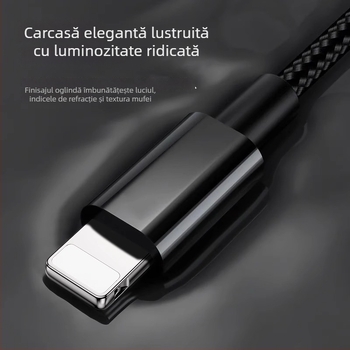 Cablu USB-C de încărcare rapidă de 3 metri pentru Apple iPhone 11/12/13/14