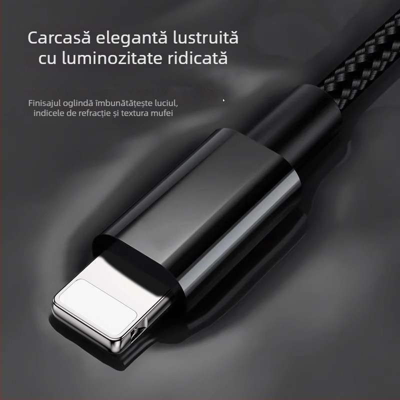 Cablu USB-C de încărcare rapidă de 3 metri pentru Apple iPhone 11/12/13/14