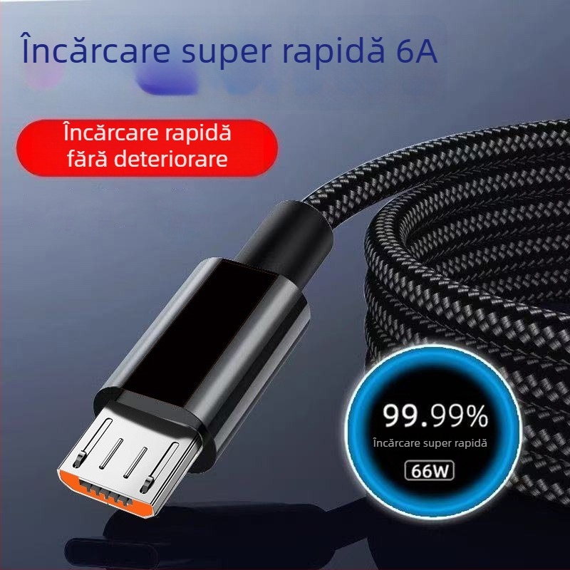 Cablu Micro USB Android cu încărcare rapidă pentru Huawei, VIVO, Xiaomi, OPPO și Honor