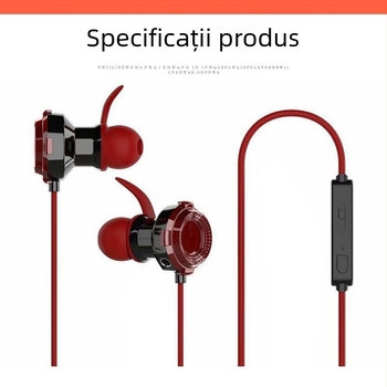 Căști de gaming cu fir, in-ear, 3,5 mm, pentru telefon și PC