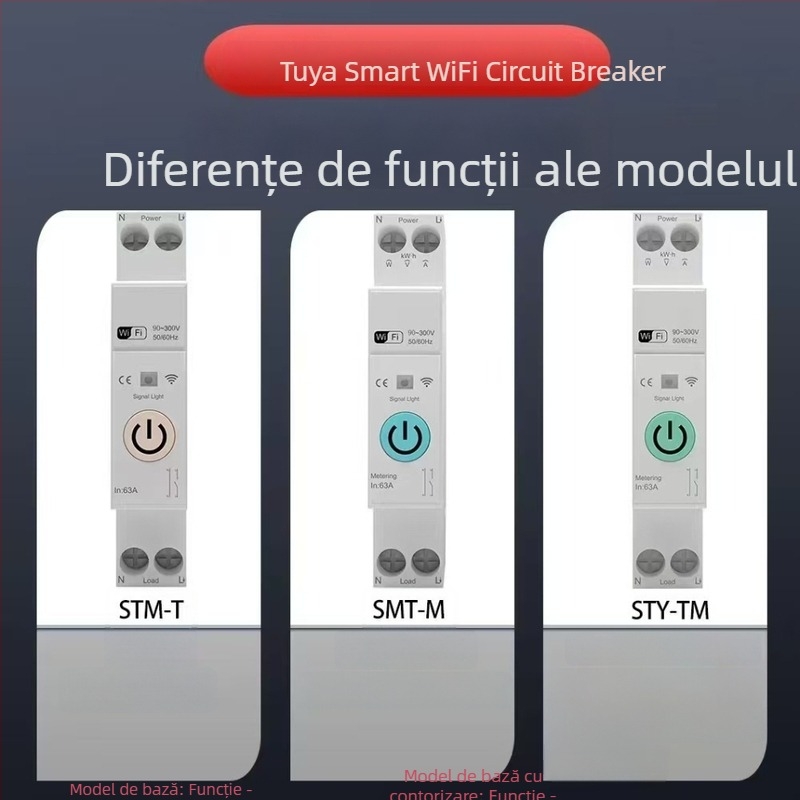 Întrerupător Wi-Fi inteligent cu temporizare de la distanță