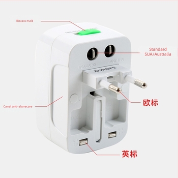Adaptor universal priză și mufă pentru călătorii