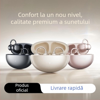 Căști clip-on Bluetooth FreeClp, fără fir, stereo, compatibile cu Huawei și Apple