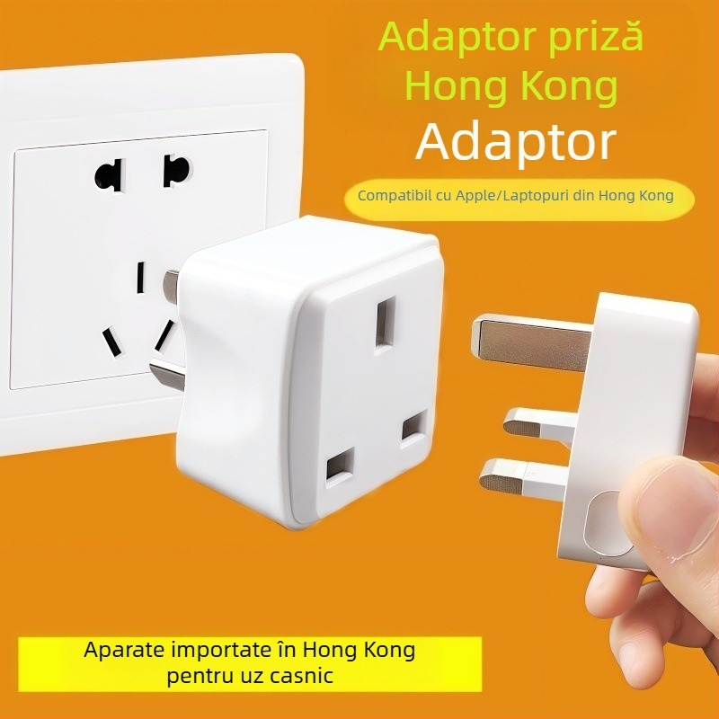 Adaptor priză UK pentru încărcător Apple – Ediție Hong Kong