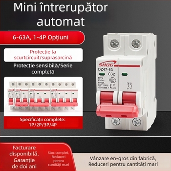 DZ47-2P întrerupător de circuit mini, tip șină C45, 32A