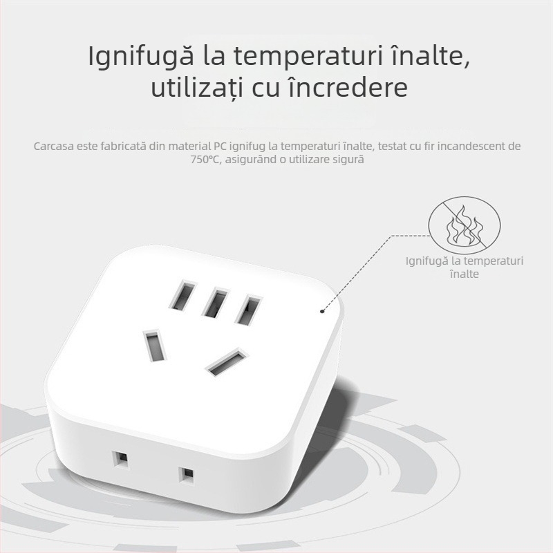 Adaptor UK către priză domestică cu prize multiple, 1 la 2 prize, convertor de mufă britanic, priză de călătorie pentru Hong Kong și Macao