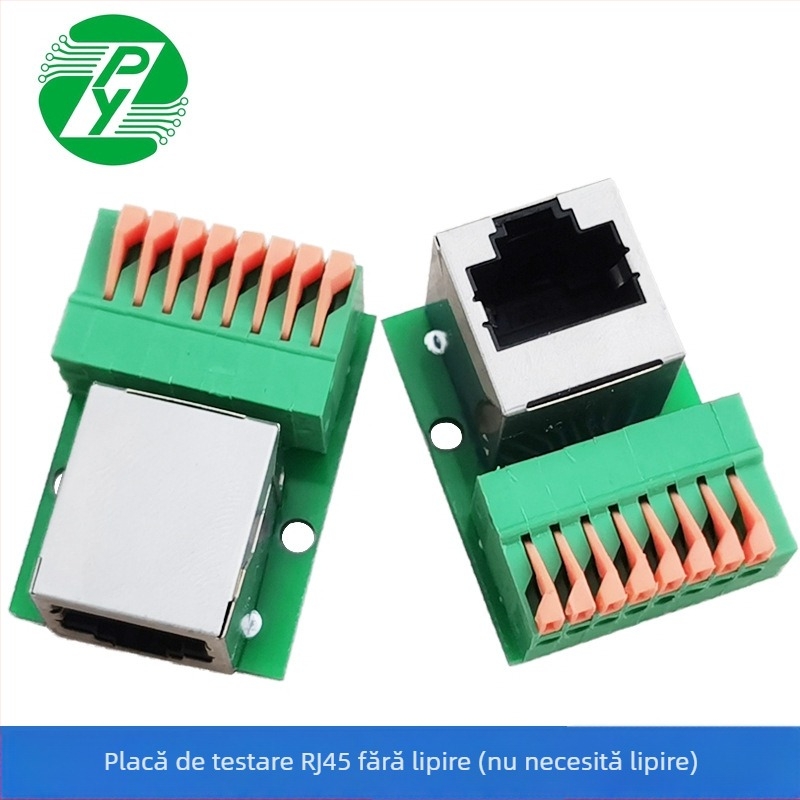 RJ45 bloc terminal fără sudură, adaptor de date pentru montaj pe șină