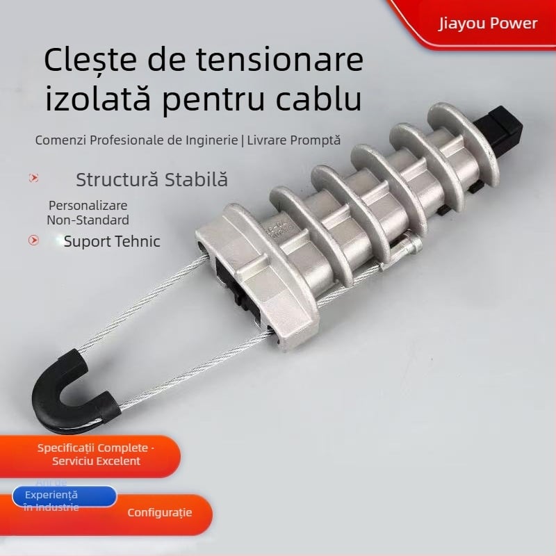 Cleme de tensiune PA izolate pentru linii electrice și cabluri optice