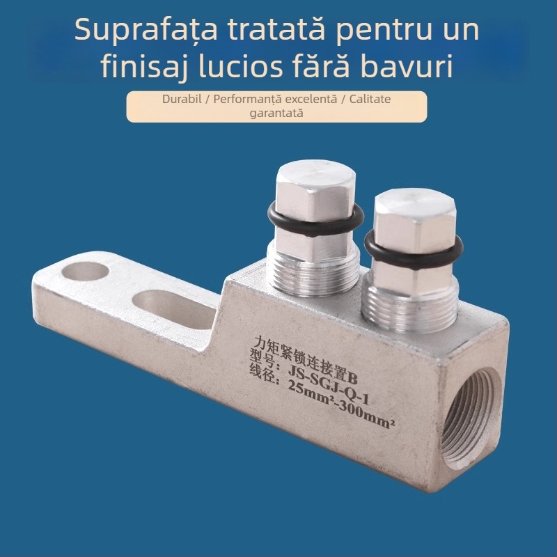 Cleme cu cuplu pentru cabluri de înaltă tensiune și fitinguri electrice, mecanism de blocare