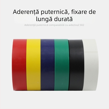 Bandă izolatoare PVC pentru cabluri, impermeabilă, rezistentă la temperaturi ridicate, rezistentă la tensiune, ignifugă