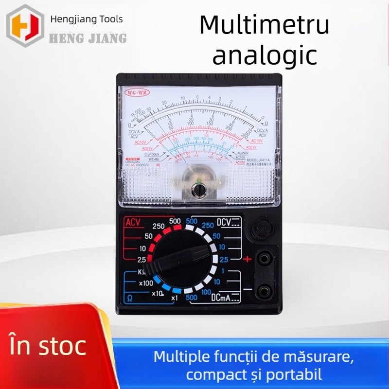 Multimetru analog portabil cu indicator mecanic, înaltă precizie MF411 pentru electricieni profesioniști