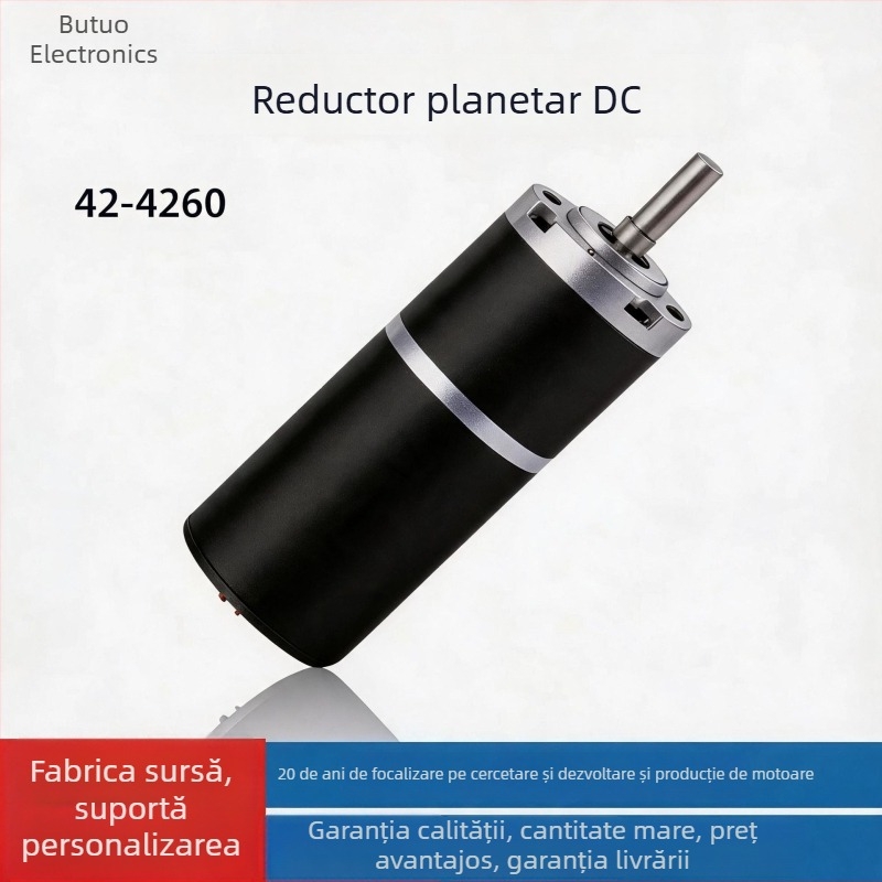 42GAY-4260 Motor DC fără peri cu reductor planetar, 12V/24V micro motor