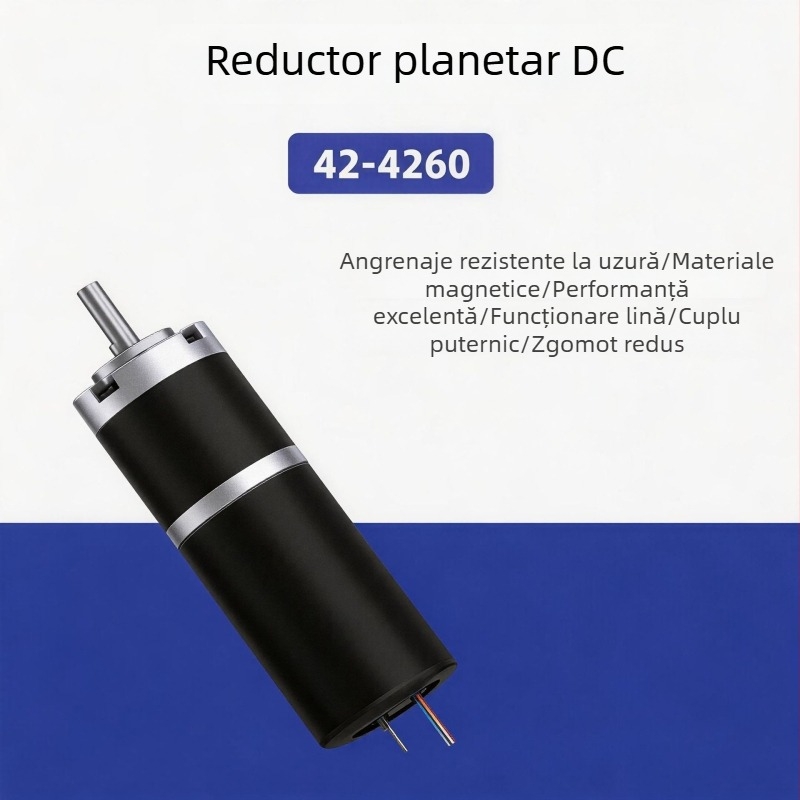 42GAY-4260 Motor DC fără peri cu reductor planetar, 12V/24V micro motor