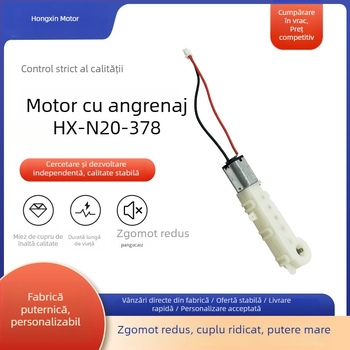 Motor micro N20 DC personalizat cu cutie planetară din plastic pentru echipamente de înfrumusețare, monitorizare a încuierii inteligente