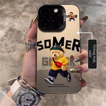Carcasă TPU IMD mată cu laser pentru iPhone 16 Pro Max/17, protecție anti-cadere