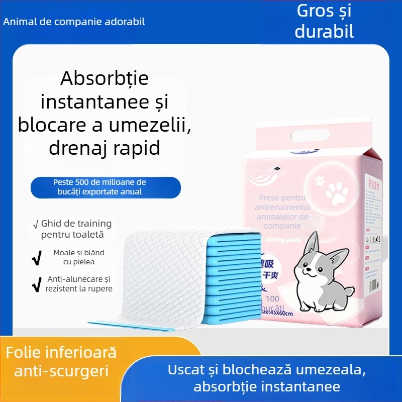 Covorașe pentru urină pentru animale de companie, groase, cu deodorizant, de unică folosință, absorbante pentru câini