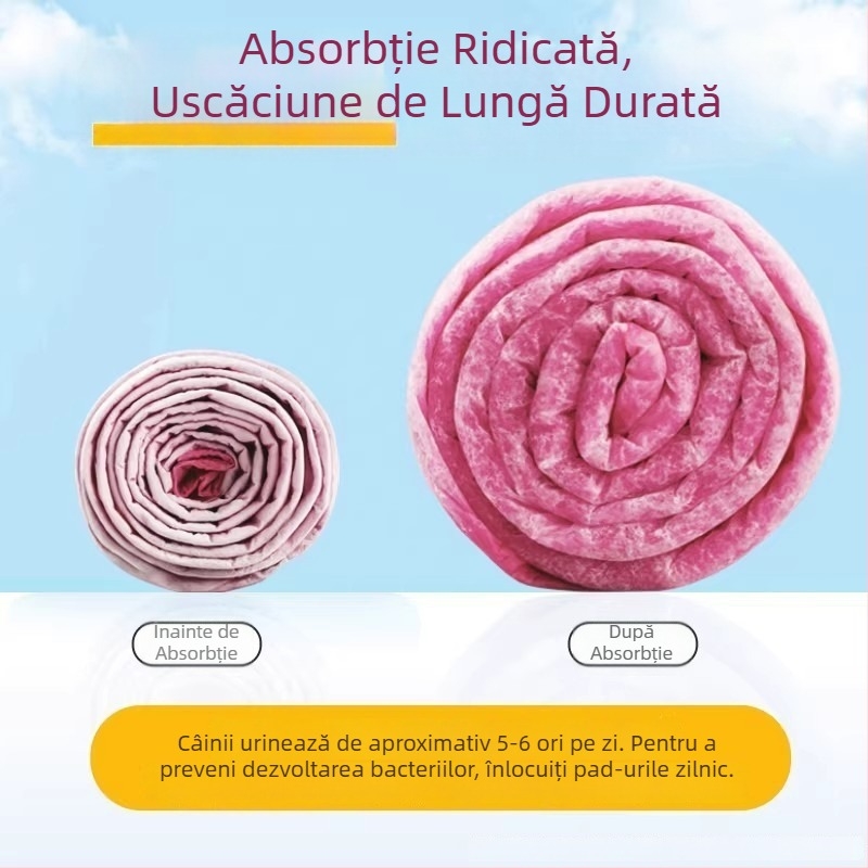 Tampoane de urină de unică folosință pentru câini și pisici, tampoane foarte absorbante pentru toaletă, scutece groase pentru animale