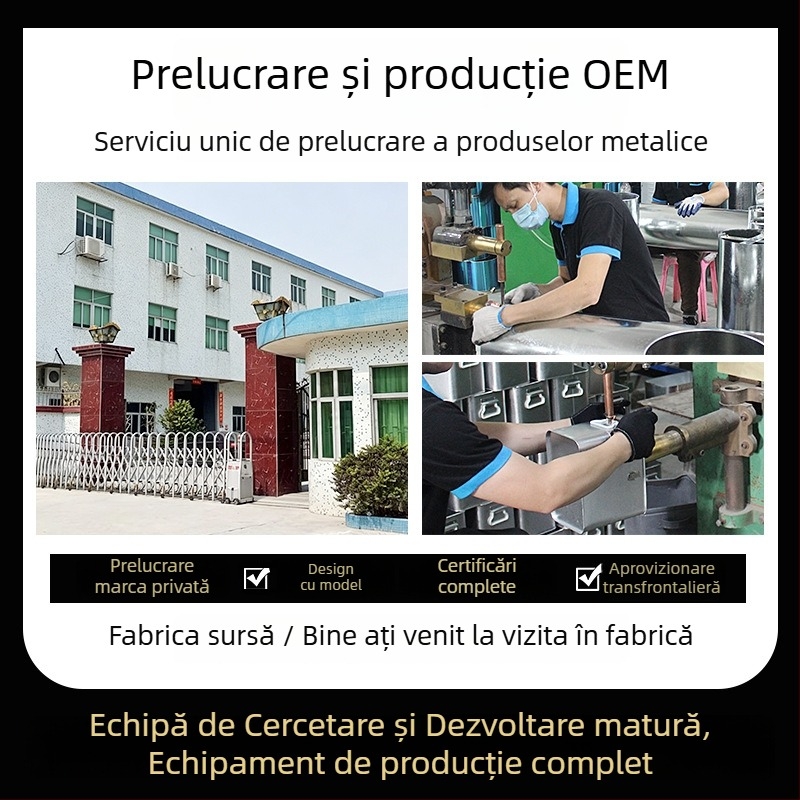 Cutie metalică pentru depozitare orez și cereale, sigilare, protecție împotriva umezelii și luminii, recipient pentru mâncare de pisică, personalizare logo