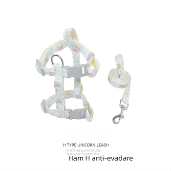 Lesă de pisică cu ham anti-evadare pentru plimbări