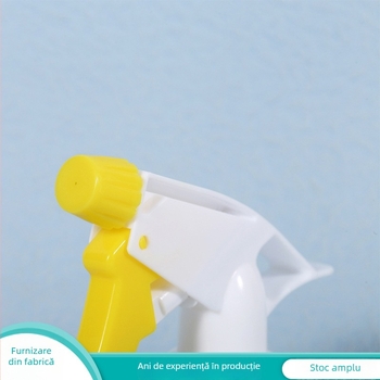 Duză pentru ambalarea chimicalelor de uz casnic, model 28/400/410, duză galbenă pentru ceață fină pentru dezinfectant pe bază de alcool, cap de pulverizare manual