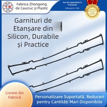 Ineluri de etanșare din silicon, impermeabile și ignifuge, forme speciale pentru cilindri auto