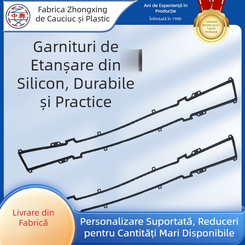 Ineluri de etanșare din silicon, impermeabile și ignifuge, forme speciale pentru cilindri auto