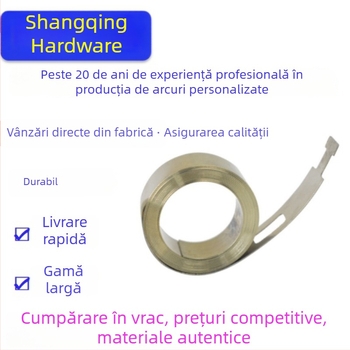Arcuri extensibile cu mecanism de ceas, arcuri spiralate de precizie și bandă metrică retractabilă netedă pentru uși, ferestre, mobilier și jucării