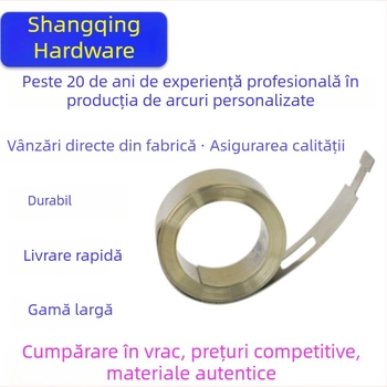 Arcuri extensibile cu mecanism de ceas, arcuri spiralate de precizie și bandă metrică retractabilă netedă pentru uși, ferestre, mobilier și jucării