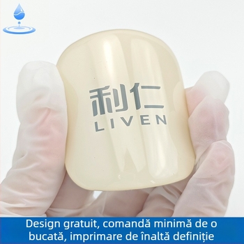 Etichetă transparentă din rășină epoxidică pentru medicamente, semnal verde, logo de farmacie personalizat, autocolant cu ștampilare la cald